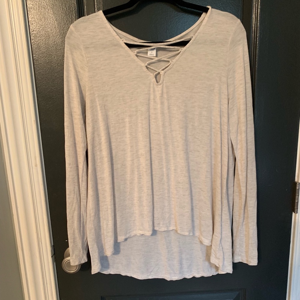 Lace up top